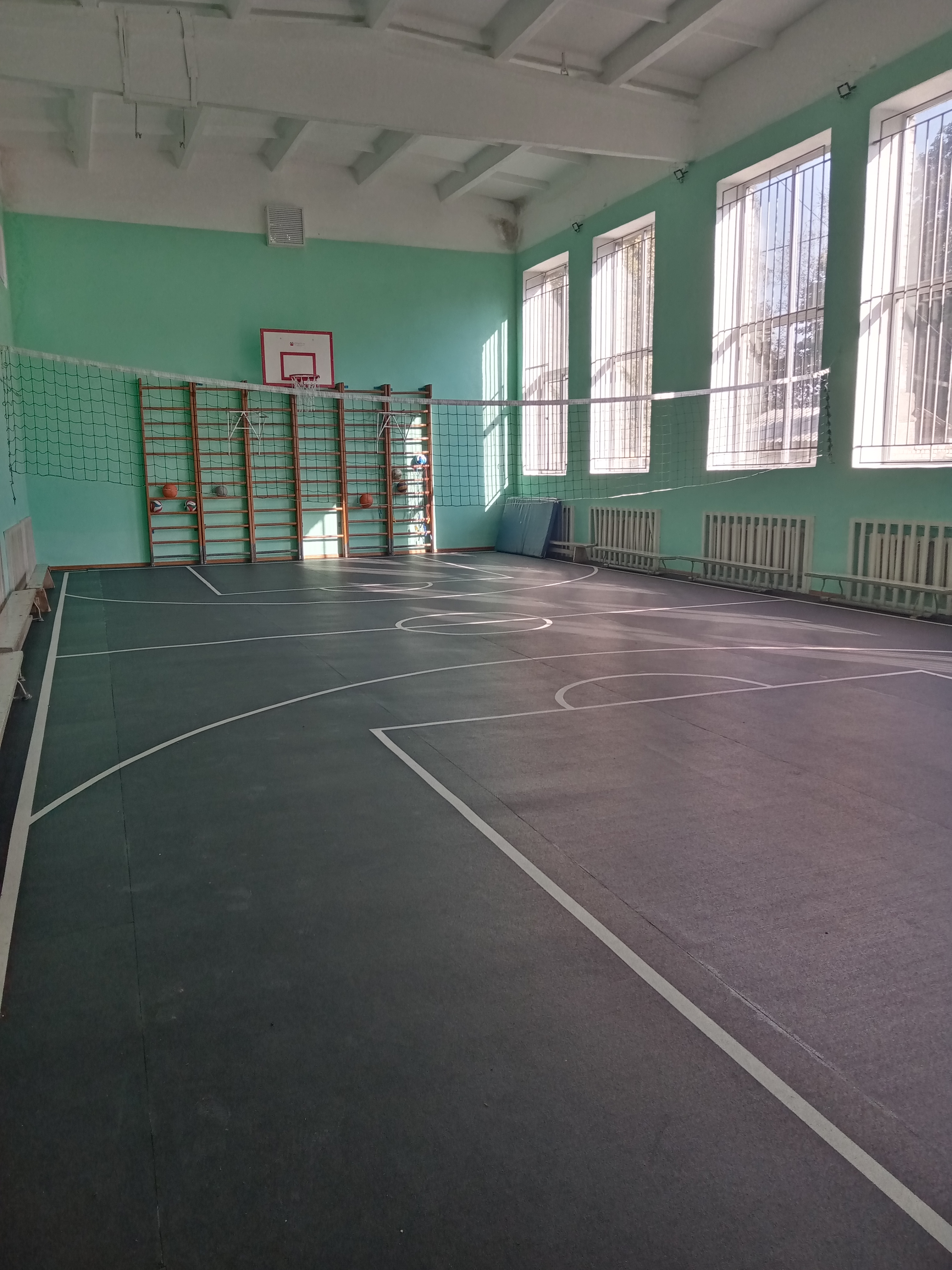 спортзал.